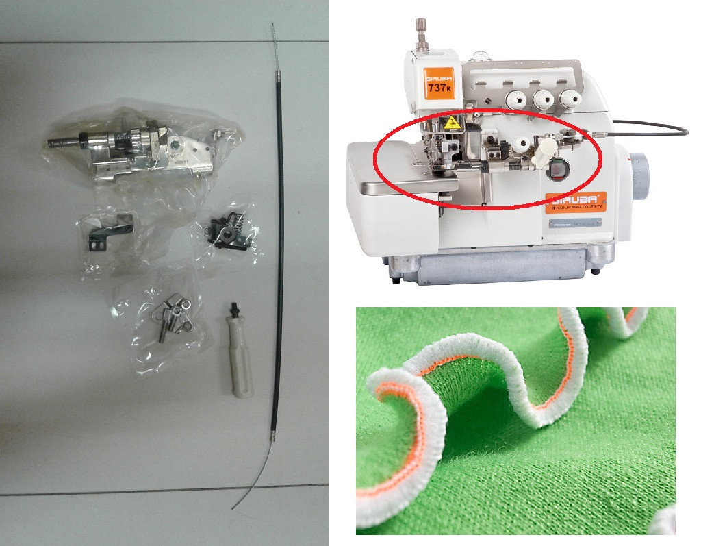 KIT FRUNCIDOR PARA FESTON (GAL) OVERLOCK SIRUBA 737K-504F2