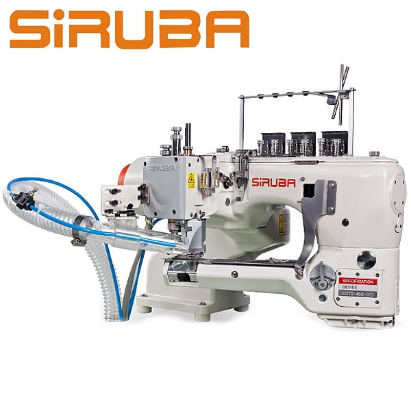 MAQUINA FLATSEAMER SIRUBA D007S-460-02-ET/AK/AW7 (MOTOR DIRECT DRIVE ; CON CORTAHILO)