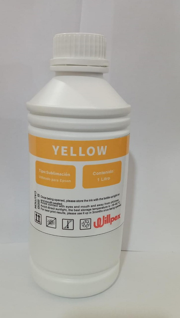 TINTA (AMARILLO - 1 LITRO) IMPRESORA SUBLIMACION