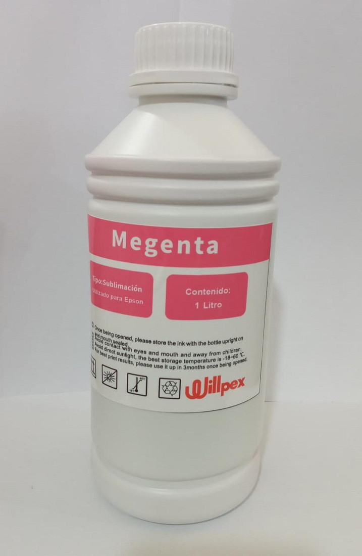 TINTA (MAGENTA - 1 LITRO) IMPRESORA SUBLIMACION