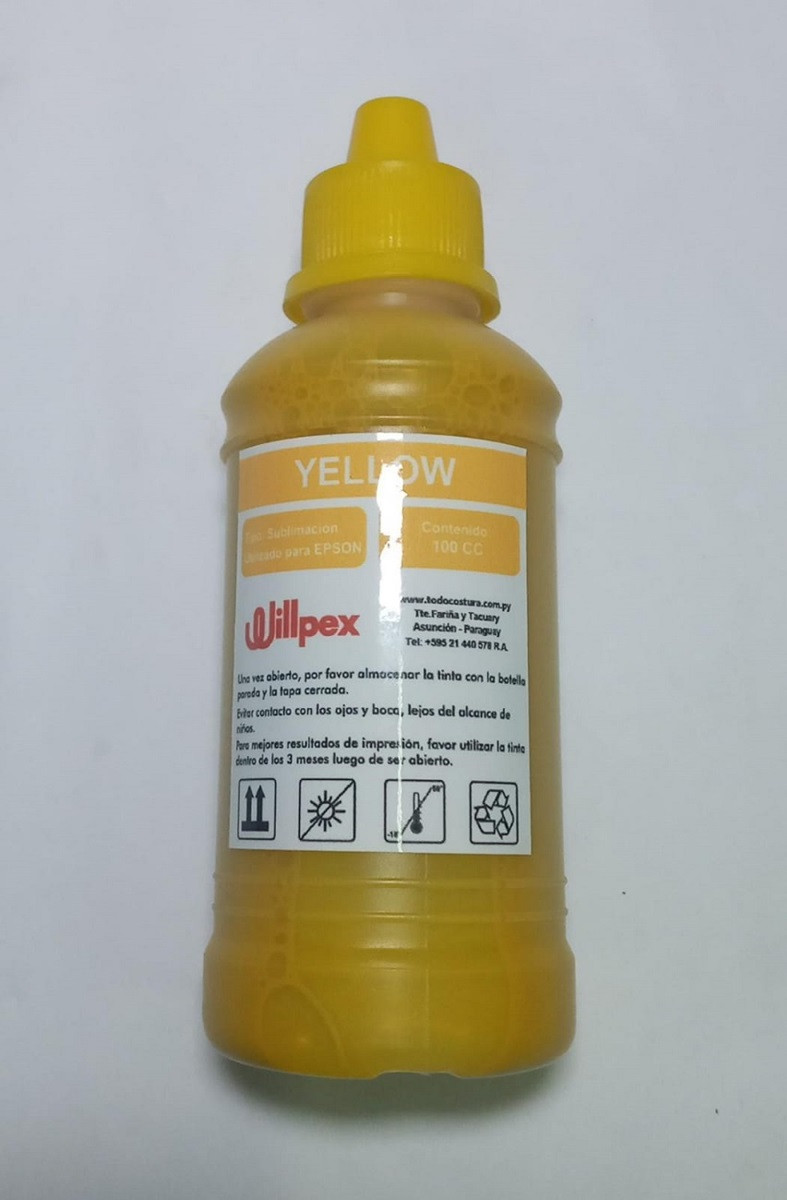 TINTA SUBLIMACION (AMARILLO - 100ML) IMPRESORA EPSON