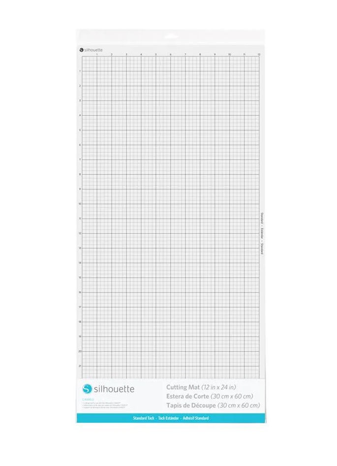 TAPETE DE CORTE (12" X 24" ; ADHESIVO REGULAR) CORTADORA DE PLOTTER SILHOUETTE CAMEO 4