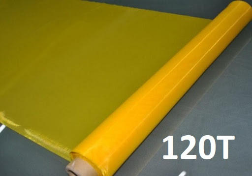 MALLA (120T ; ANCHO: 1,27 MTS ; AMARILLO) PARA BASTIDOR DE SERIGRAFIA