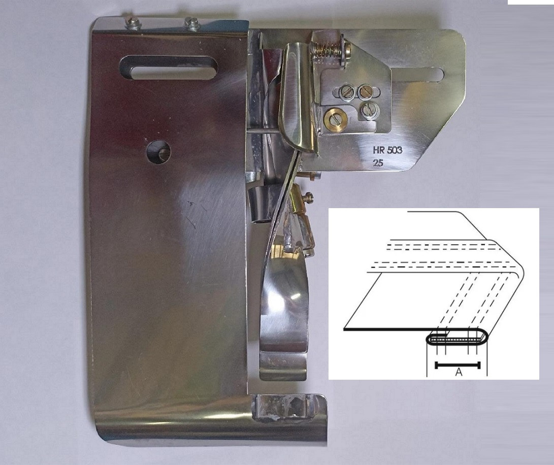 DOBLADILLADOR (INSERTAR ELASTICO (2,5CM) Y DOBLAR - SHORT) ENGOMADORA