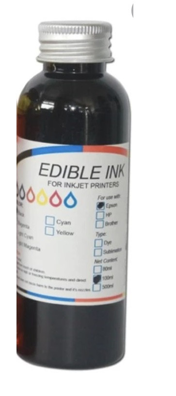 TINTA COMESTIBLE (NEGRO - 100ML) WILLPEX