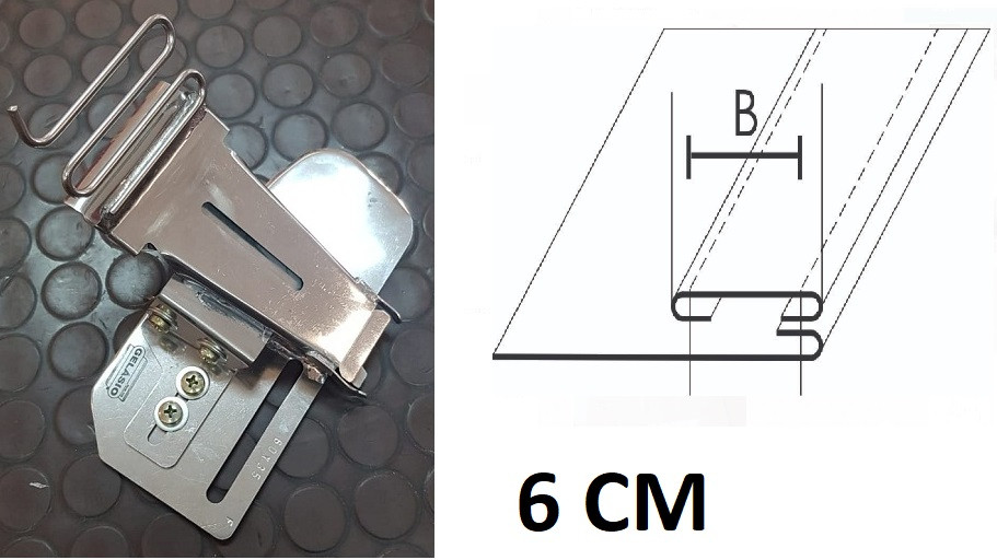 DOBLADILLADOR (6 CM) P/ CARTERON MULTI AGUJA SIRUBA VC008-0464-191P