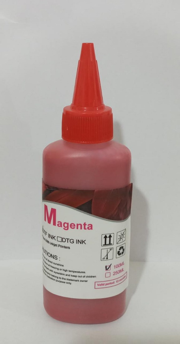 TINTA PIGMENTADA (MAGENTA - 100ML) PARA IMPRESORA DTF