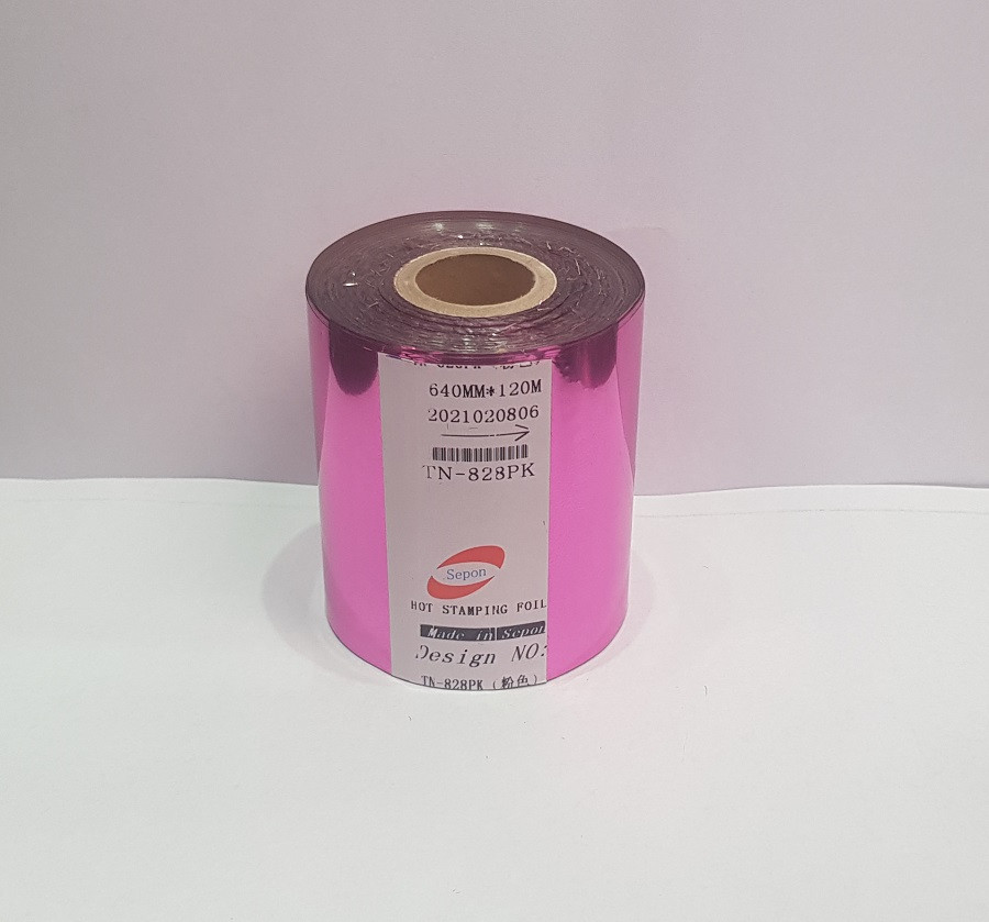 ETIQUETA FOIL ROSADO (8CM X 120 METROS) P/ TRANSFER WILLPEX