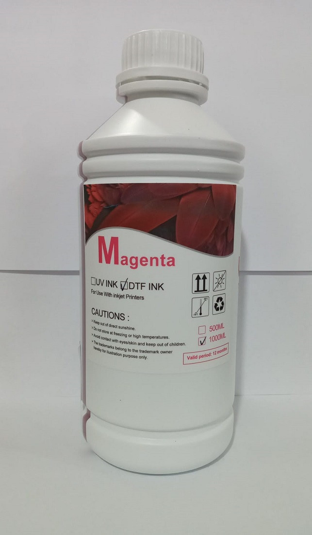 TINTA PIGMENTADA (MAGENTA - 1 LITRO) PARA IMPRESORA DTF