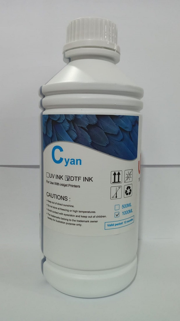 TINTA PIGMENTADA (CYAN - 1 LITRO) PARA IMPRESORA DTF