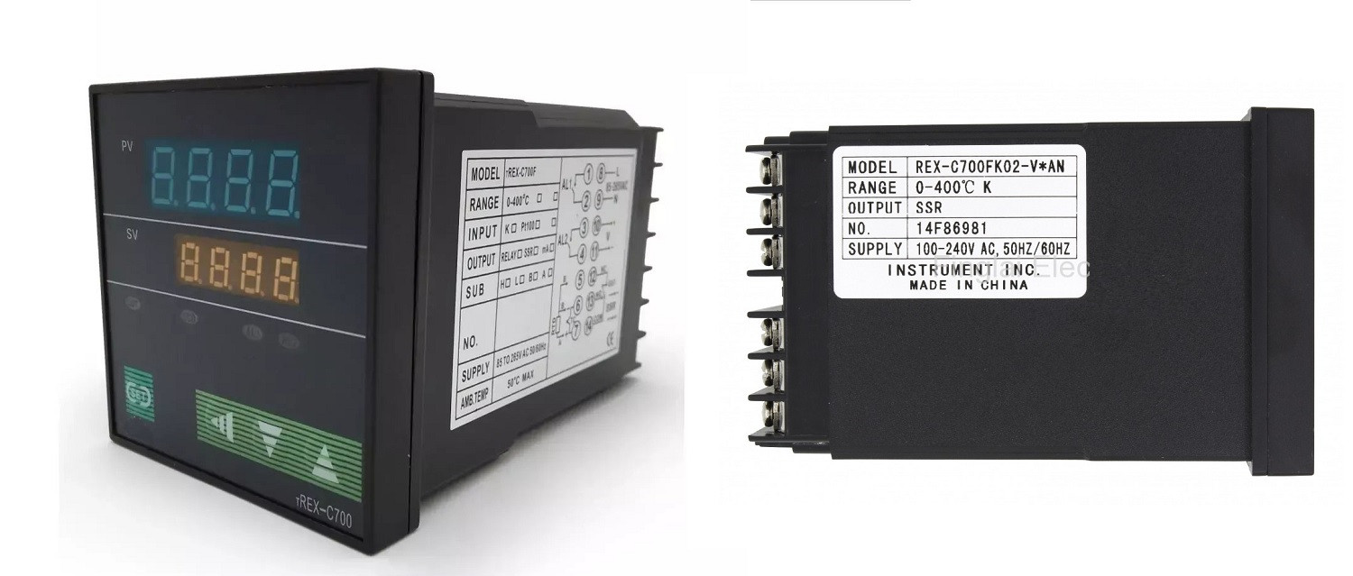 PANEL REGULADOR DE TEMPERATURA Y TIEMPO TRANSFER WEITEJIE WTJ-38