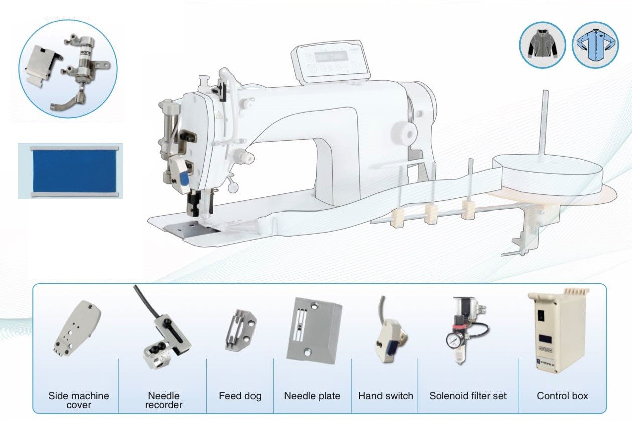 GUILLOTINA DE CORTE (NEUMATICO) P/ RECTA ELECTRONICA JUKI 8700 (CON MOTOR DIRECT DRIVE)