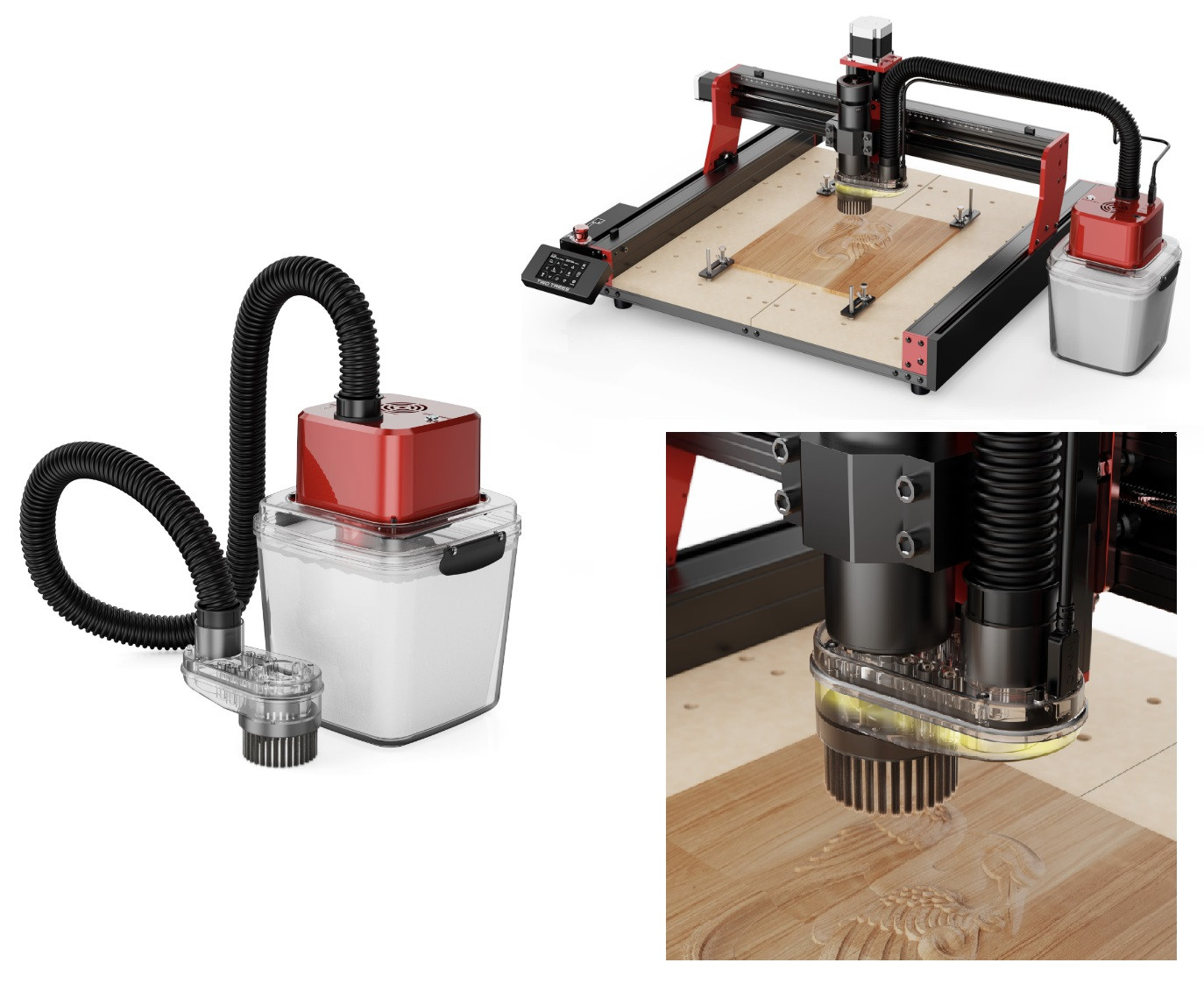 SISTEMA DE SUCCION PARA GRABADORA CNC WILLPEX TTC-450 PRO