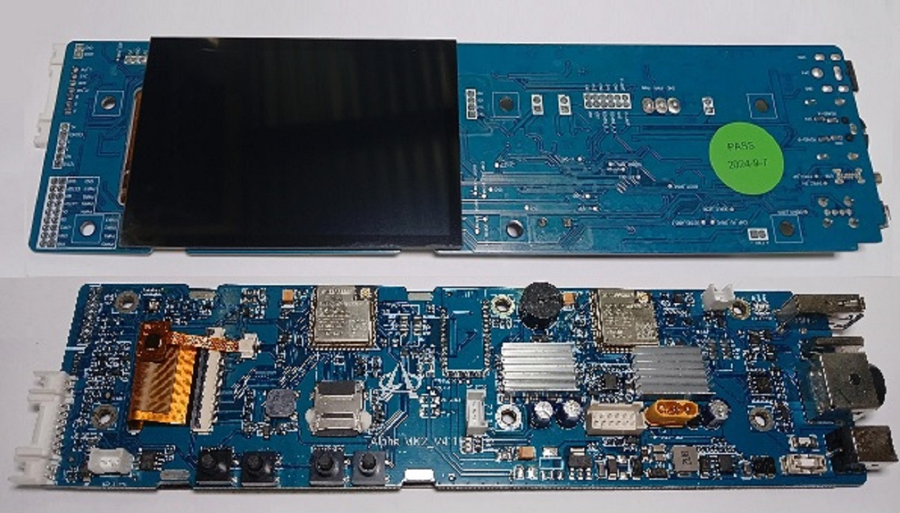 PLACA PRINCIPAL Y PANEL GRABADORA LASER A DIODO WILLPEX ALPHA MK2 10W