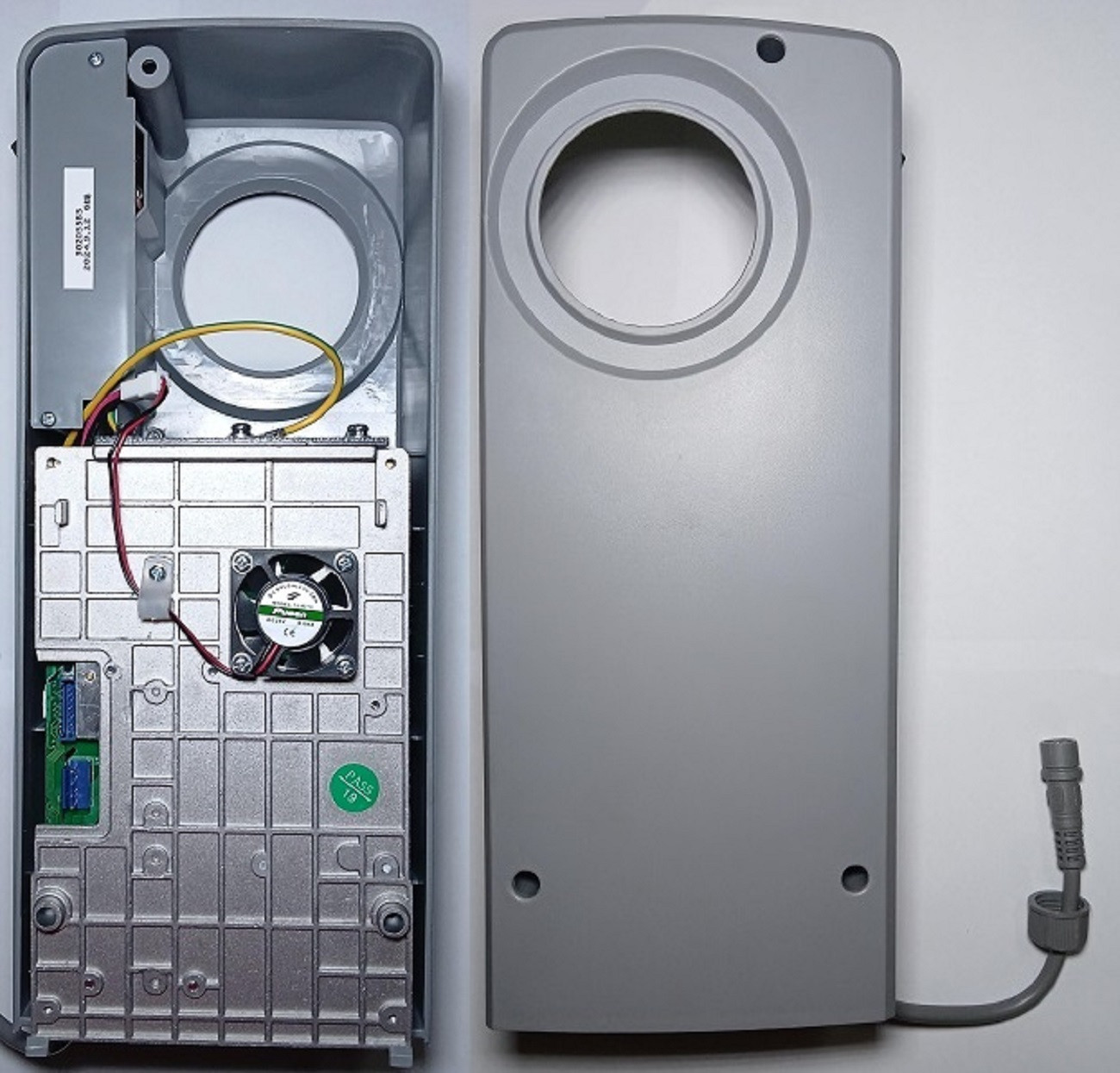PLACA PRINCIPAL CON TAPA RECTA POSTE JACK S7