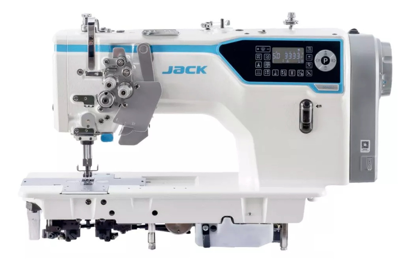 DOBLE AGUJA ELECTRONICA (PESADA) JACK JK-58750J-A-105 (MOTOR INCORPORADO)