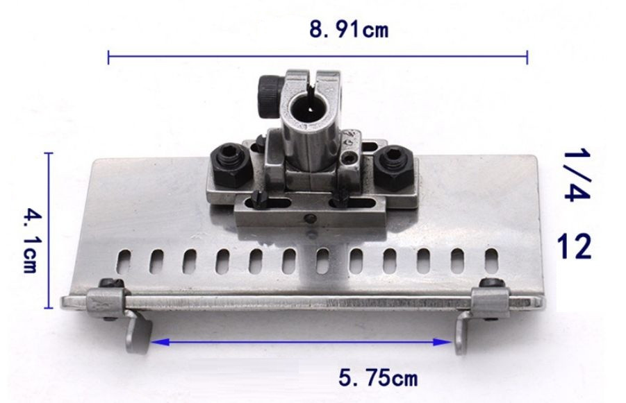 PRENSATELA CON GUIA REGULABLE (1/4) ENGOMADORA SIRUBA VC008-12064P