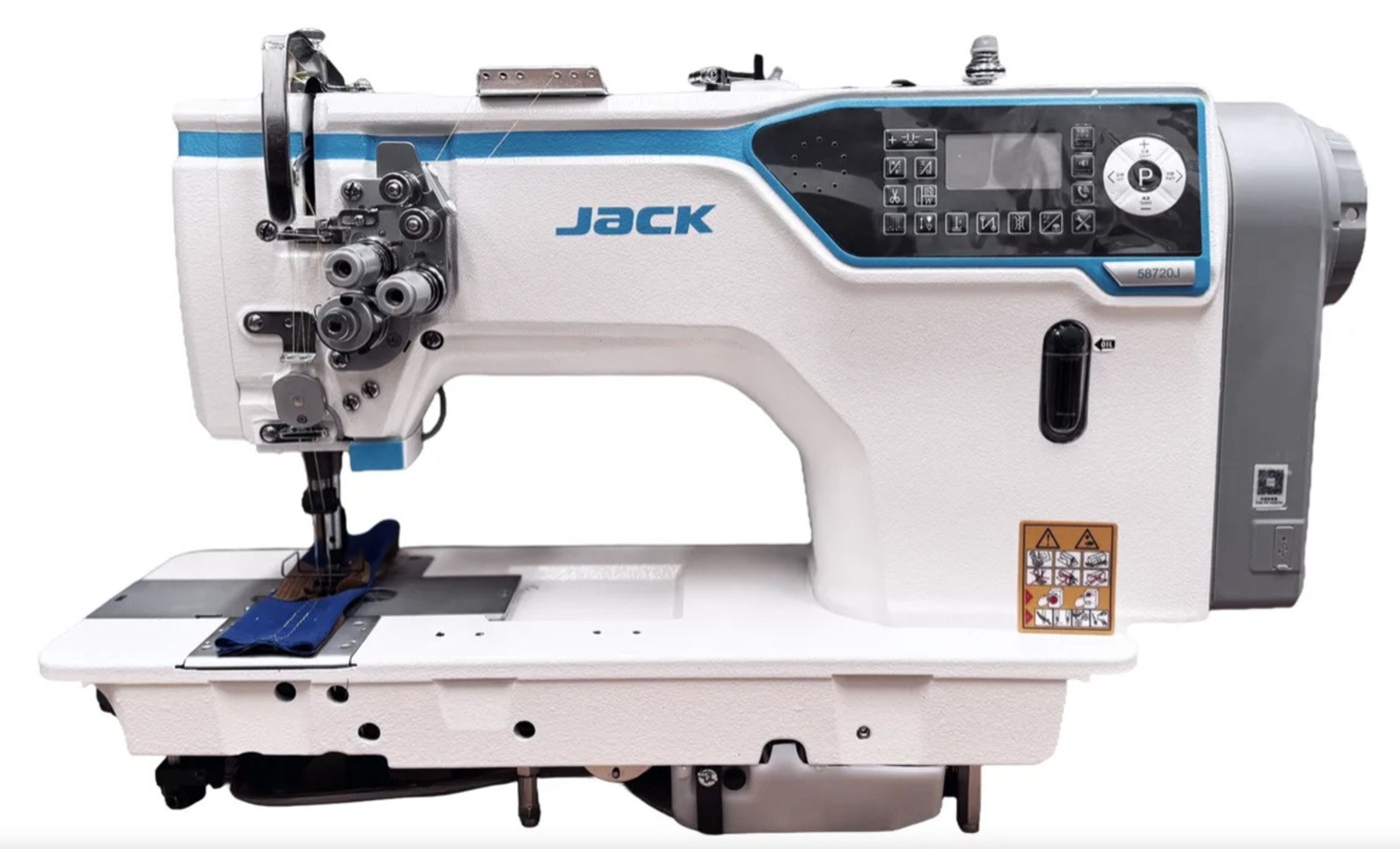 DOBLE AGUJA ELECTRONICA (PESADA - CROCHET GRANDE) JACK JK-58720J-A-105 (MOTOR INCORPORADO)