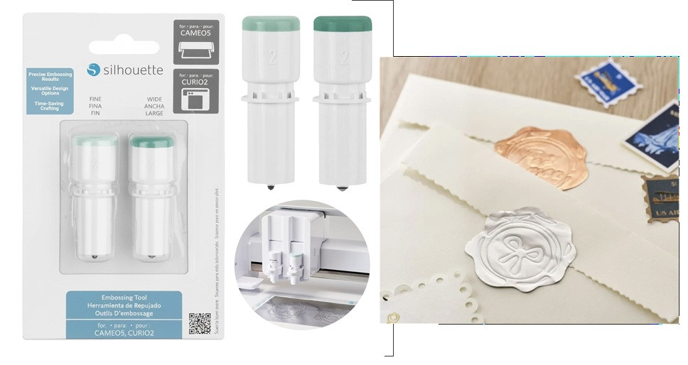 HERRAMIENTA PARA RELIEVES REPUJADO CORTADORA DE PLOTTER SILHOUETTE CAMEO 5 / PRO MK2